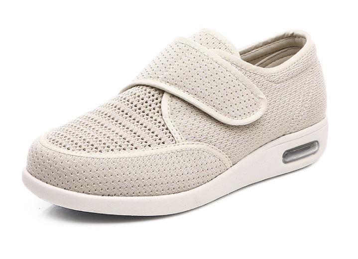 Herren Komfort-Sneaker mit Klettverschluss – Atmungsaktive Freizeitschuhe für Alltag und Spaziergänge