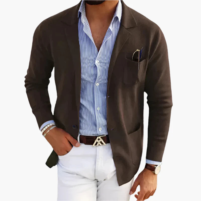Herren Blazer Klassisch Elegant – Vielseitiges Sakko für Büro, Event & Freizeit