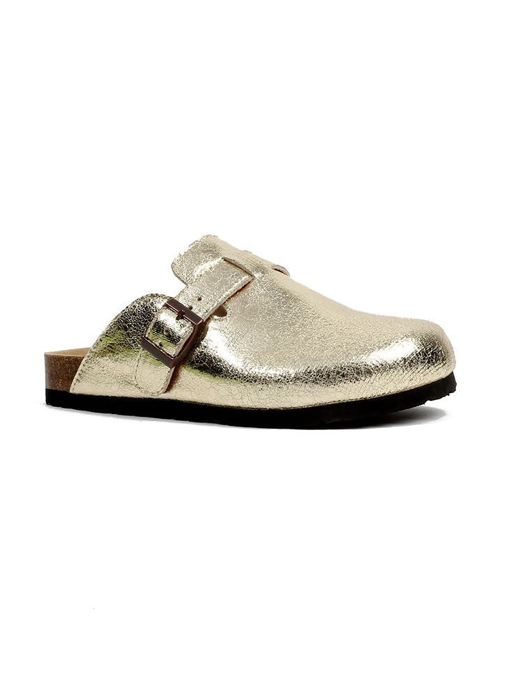 Lydia – Französische Retro Halbschuhe mit geschlossenem Zehenbereich aus veganem Leder