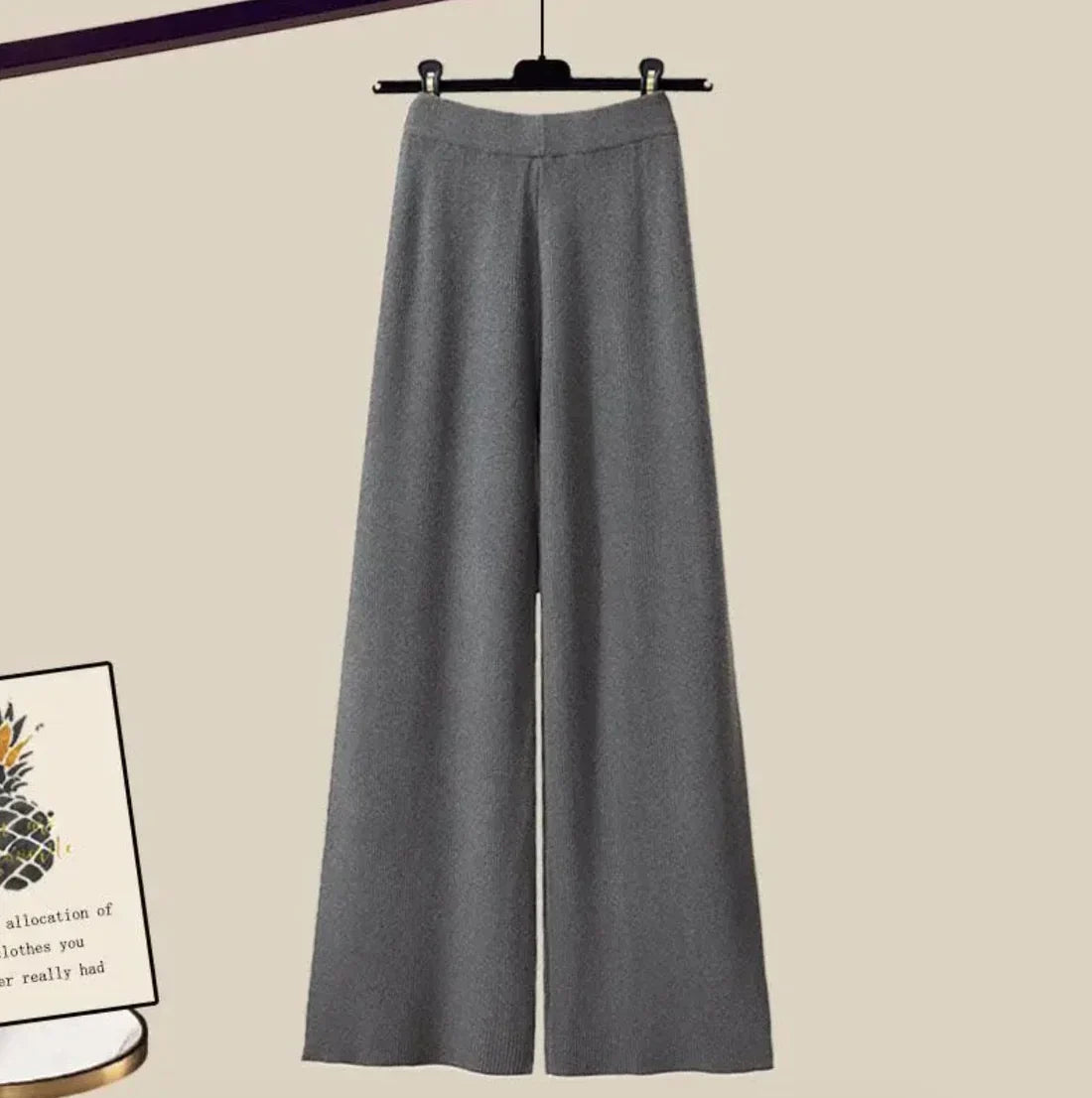 Damen Dreiteiliges Langarm Set – Elegantes Freizeit-Outfit für Alltag & Büro