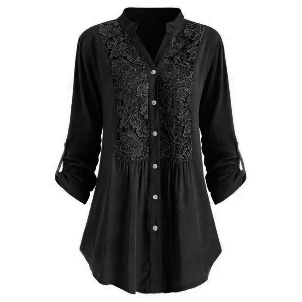 Aaron – Spitzenhemd mit Lace-Elementen
