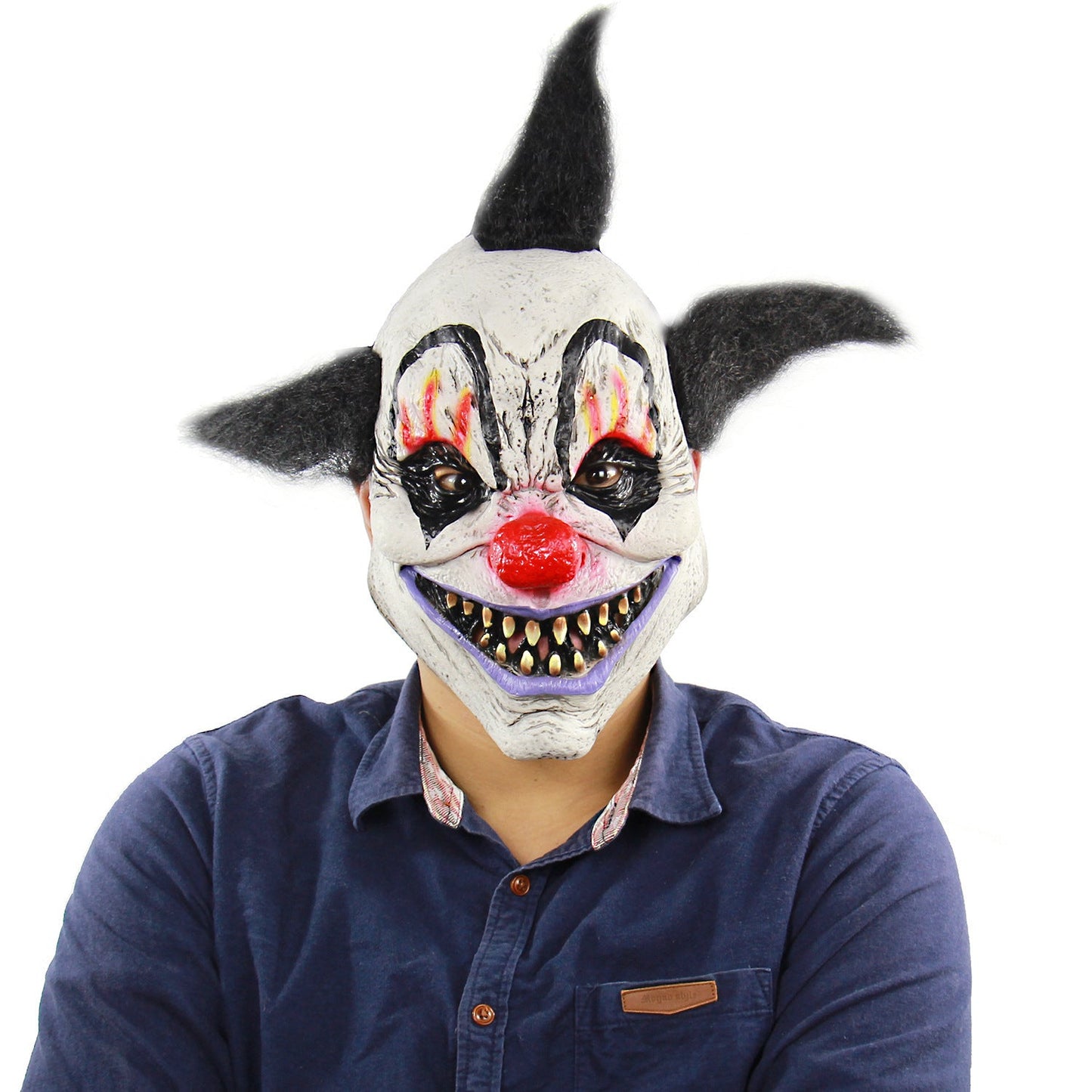 Halloween Vampir-Dämon Maske für Erwachsene – Gruselige Verkleidung für Halloween-Partys & Kostüm-Events