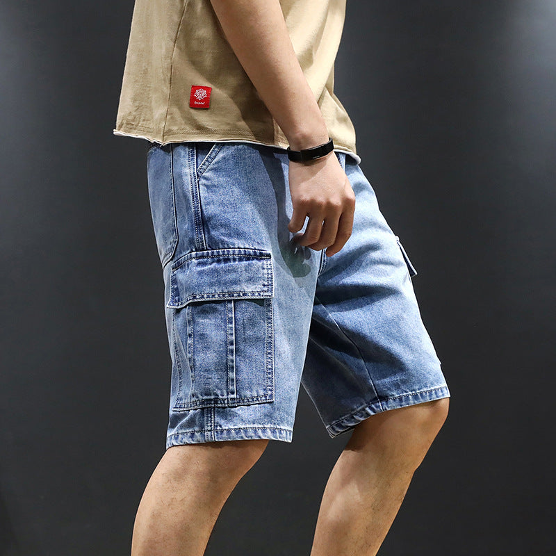 Terry – Lockere gerade Sommer Freizeit 5-Punkte-Hose