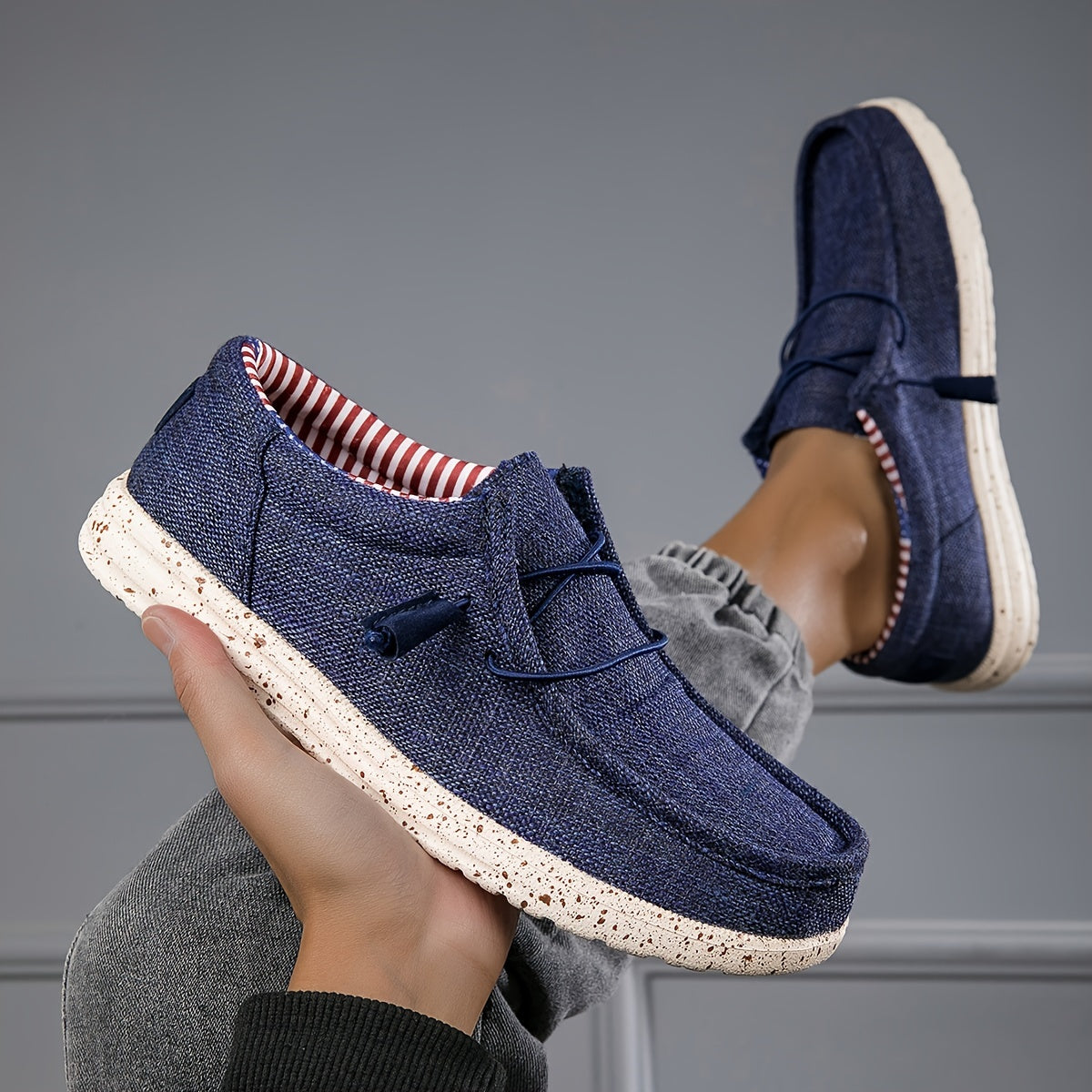 Herren Freizeit-Loafer Slipper – Bequeme Slip-On Schuhe für Alltag & Freizeit