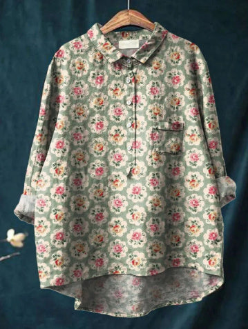 Rachael – Europäischer und Amerikanischer Cardigan-Stil Damenhemd