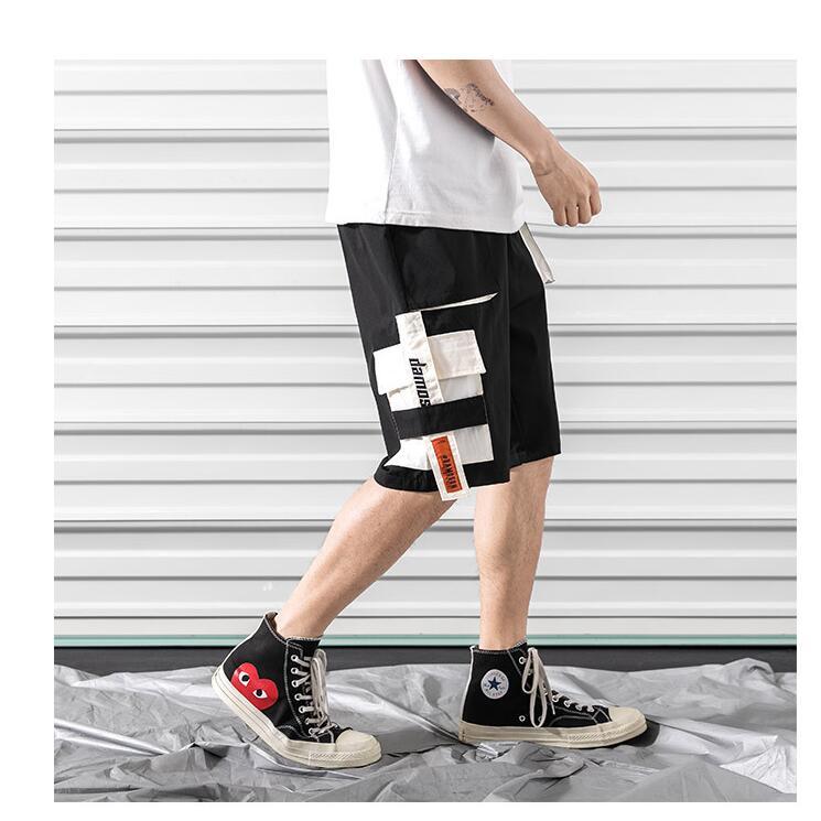 Roger – Bequeme Herren-Hip-Hop-Shorts in Schwarz