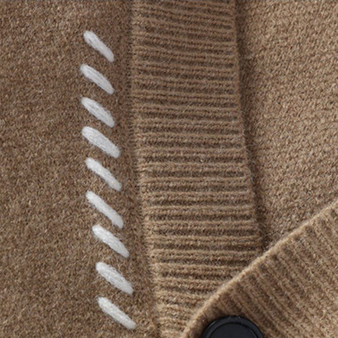 Herren Strick-Cardigan mit Knopfleiste – Moderner Freizeitstil und Komfort