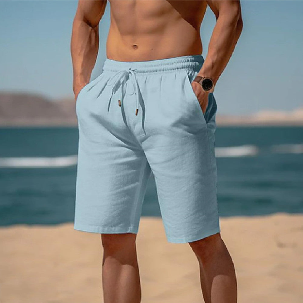 Gregory – Sommer-Drawstring-Shorts mit elastischem Bund für Herren