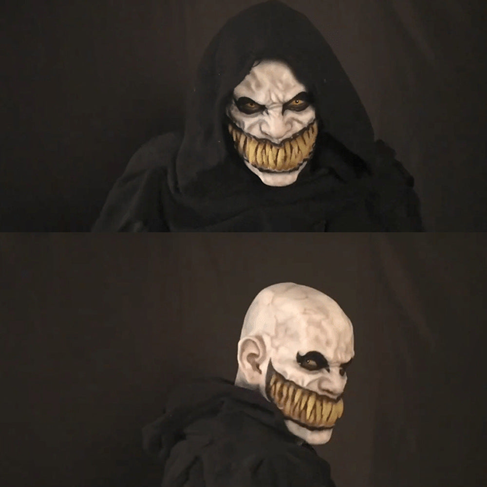Halloween Latex Maske für Erwachsene – Gruselige Monster Horror Kostümmaske für Party & Deko
