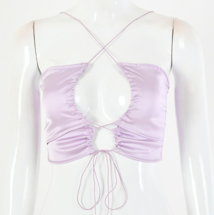 Deborah – Modisches Damen-Bandage-Top mit Hohlem Design