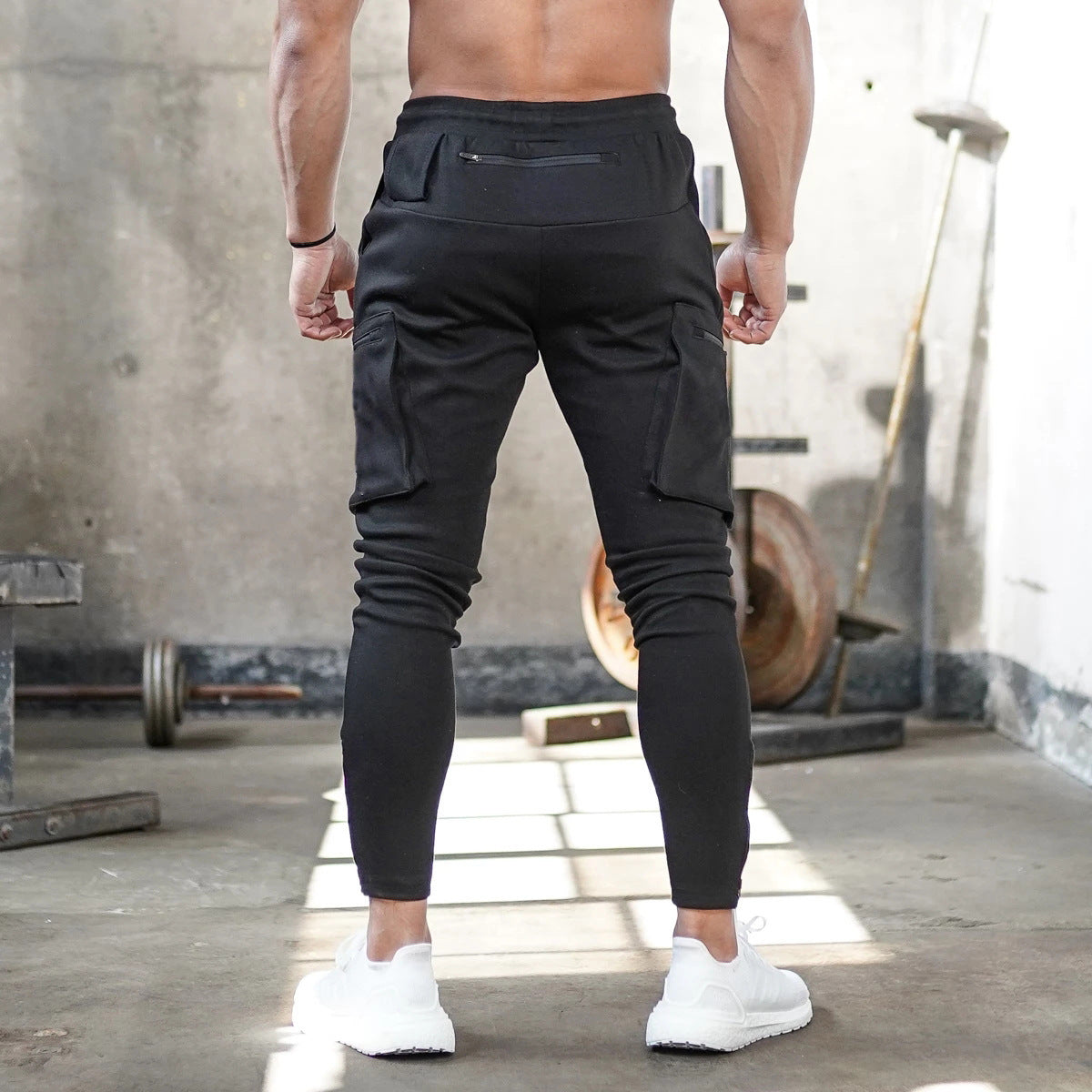 Herren Trainingsjogger – Sportliche Fitness Jogginghose mit Taschen, Modernes Slim Fit Design für Workout & Freizeit