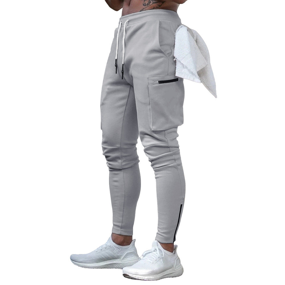 Herren Trainingsjogger – Sportliche Fitness Jogginghose mit Taschen, Modernes Slim Fit Design für Workout & Freizeit