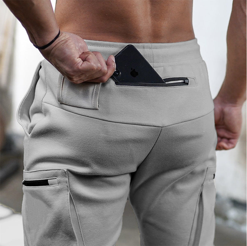 Herren Trainingsjogger – Sportliche Fitness Jogginghose mit Taschen, Modernes Slim Fit Design für Workout & Freizeit