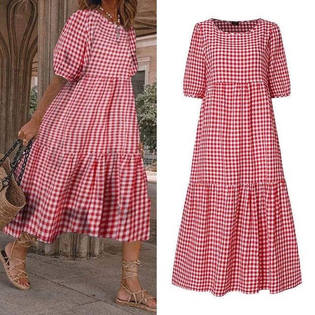 Juliet – Freizeitkleid für Damen mit kurzen Ärmeln
