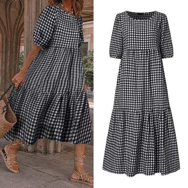 Juliet – Freizeitkleid für Damen mit kurzen Ärmeln