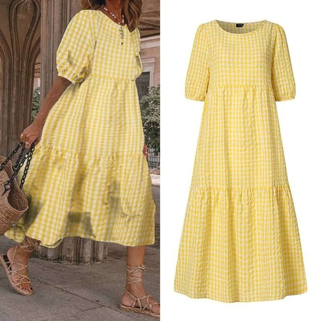 Juliet – Freizeitkleid für Damen mit kurzen Ärmeln