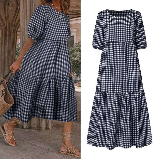Juliet – Freizeitkleid für Damen mit kurzen Ärmeln