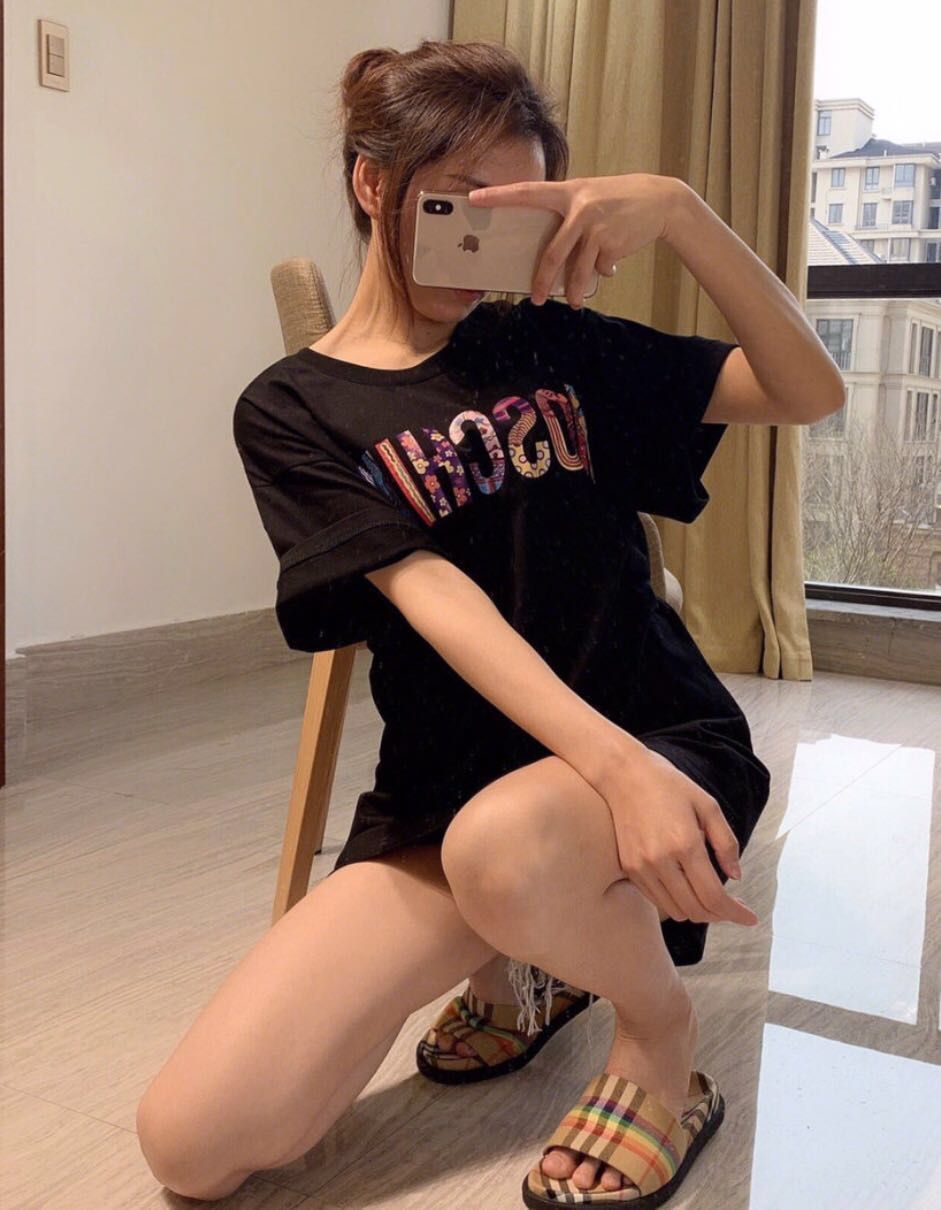 Rachael – T-Shirt für Damen mit Buchstabenmotiv