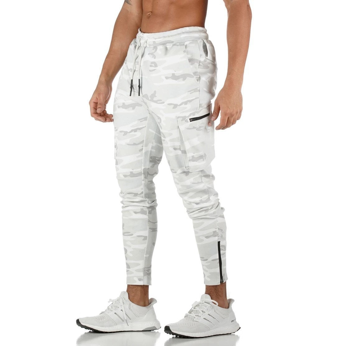 Herren Trainingsjogger – Sportliche Fitness Jogginghose mit Taschen, Modernes Slim Fit Design für Workout & Freizeit