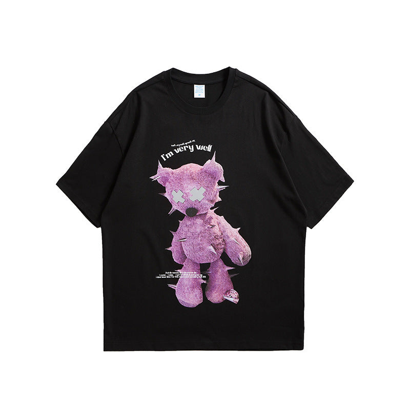 Nick – Reflektierendes Oversize-T-Shirt mit Tiermuster