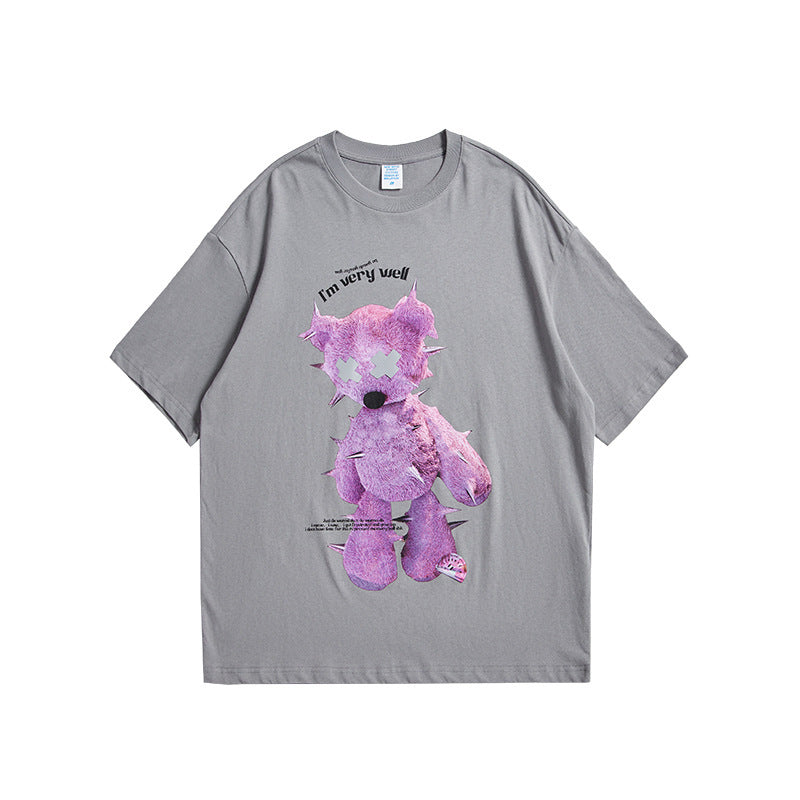 Nick – Reflektierendes Oversize-T-Shirt mit Tiermuster