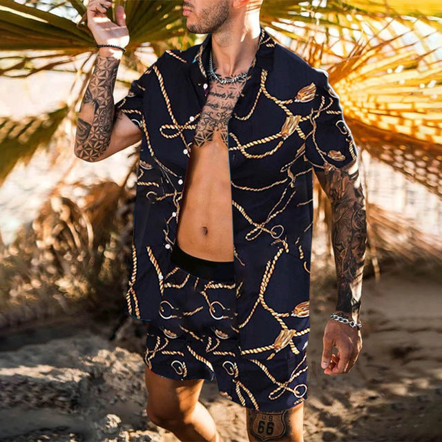 Conrad – Floral Hemd Strand Zweiteiliges Set Neue Mode