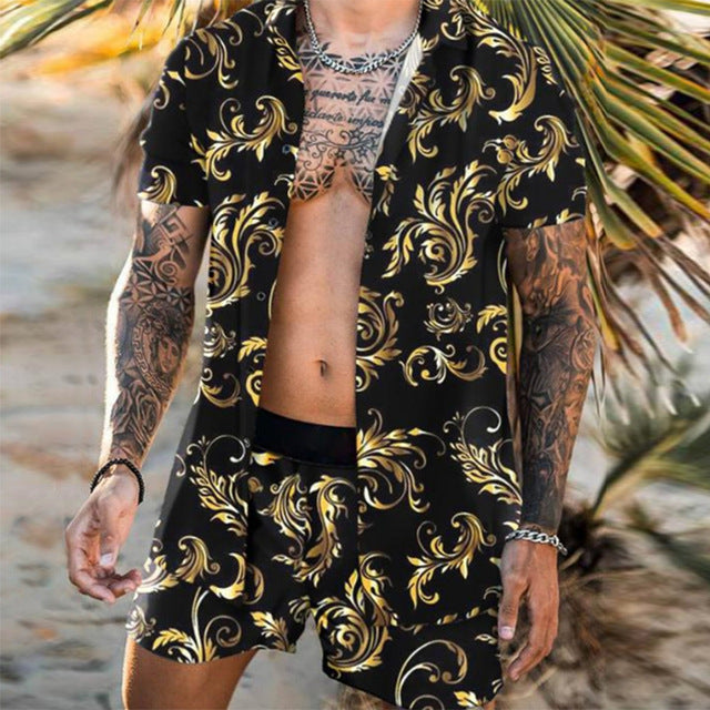 Conrad – Floral Hemd Strand Zweiteiliges Set Neue Mode