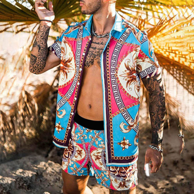 Conrad – Floral Hemd Strand Zweiteiliges Set Neue Mode