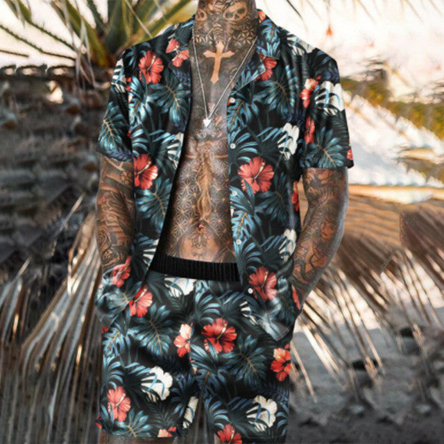 Conrad – Floral Hemd Strand Zweiteiliges Set Neue Mode