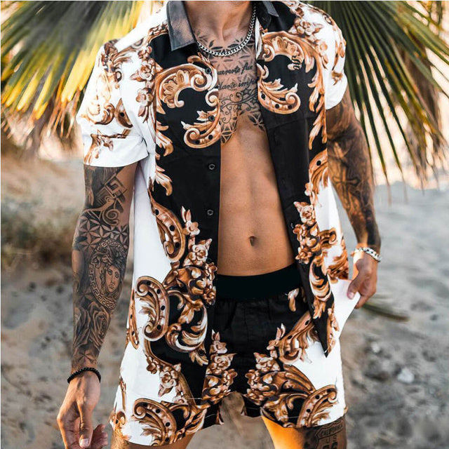 Conrad – Floral Hemd Strand Zweiteiliges Set Neue Mode