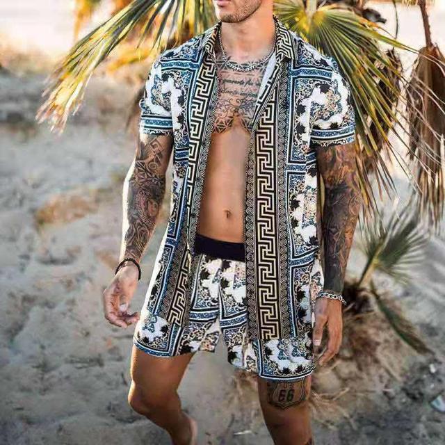 Conrad – Floral Hemd Strand Zweiteiliges Set Neue Mode