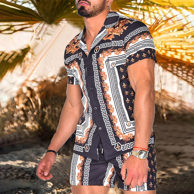 Conrad – Floral Hemd Strand Zweiteiliges Set Neue Mode