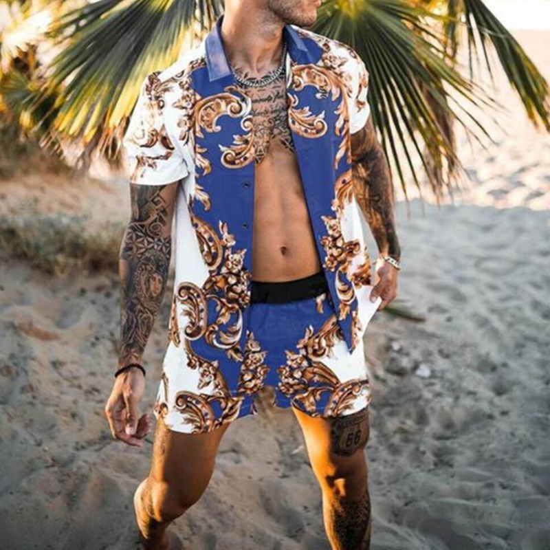 Conrad – Floral Hemd Strand Zweiteiliges Set Neue Mode