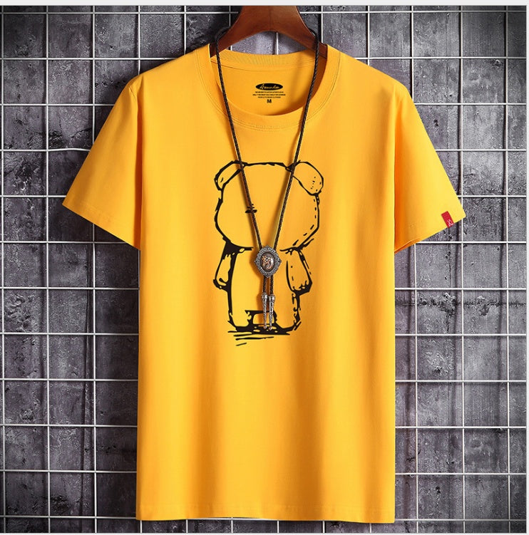 Ronald – Lustiges Anime Bären T-Shirt für Herren