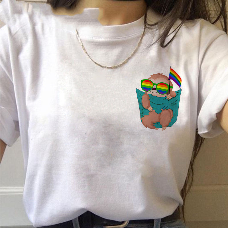 Amy – Sloth Kawaii Damen T-Shirt