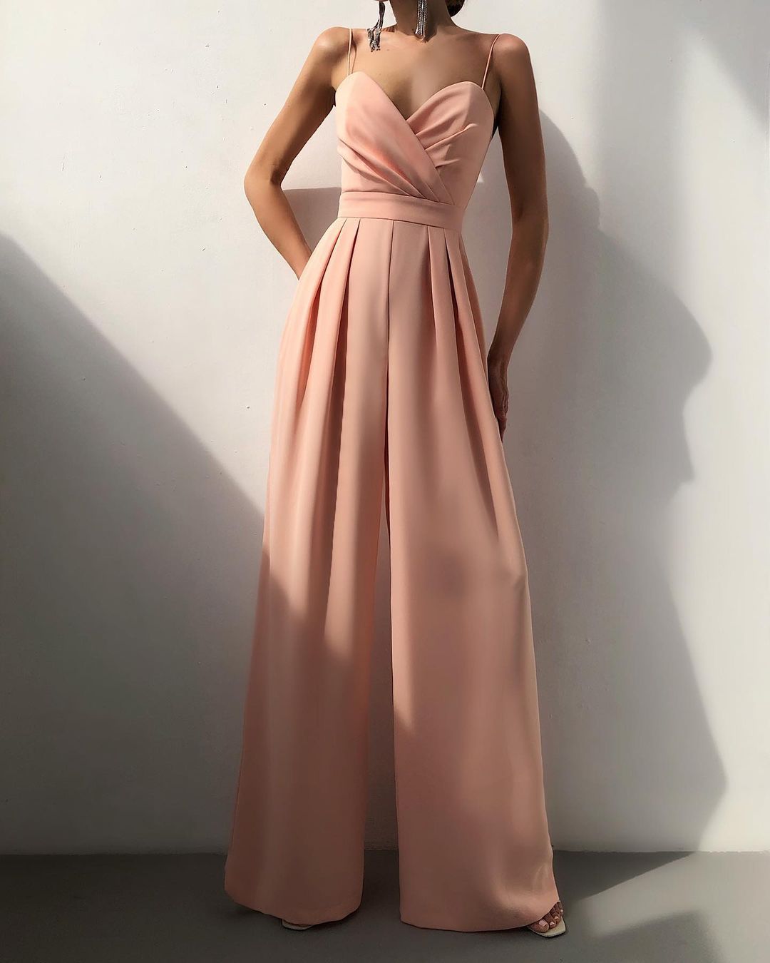 Terry – Minimalistischer Jumpsuit mit geradem Bund und Mopping