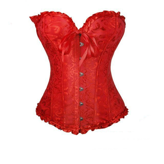 Nicole – Sexy Spitzen Push-Up Korsett Bustier für Damen in Übergröße