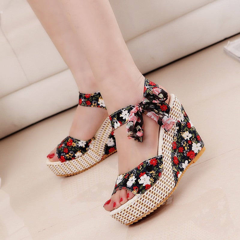 Leah – Bohemian High Heel Sandalen