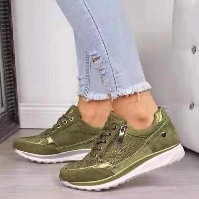 Damen Sneaker Freizeit Komfort Schuhe – Alltag & Urbaner Stil