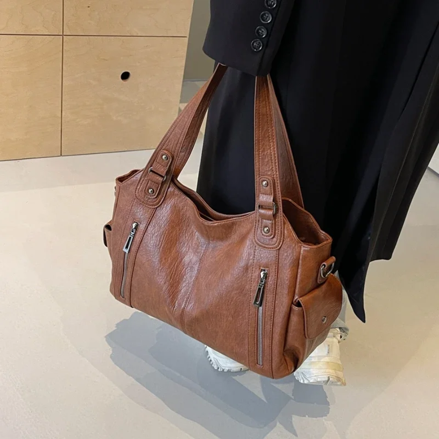 Damen Schultertasche Alltag Elegant – Stilvolle, geräumige Umhängetasche für Büro und Freizeit