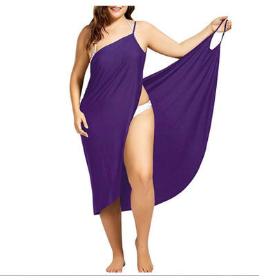 Betty – Plus Size Strandrock mit Trägern
