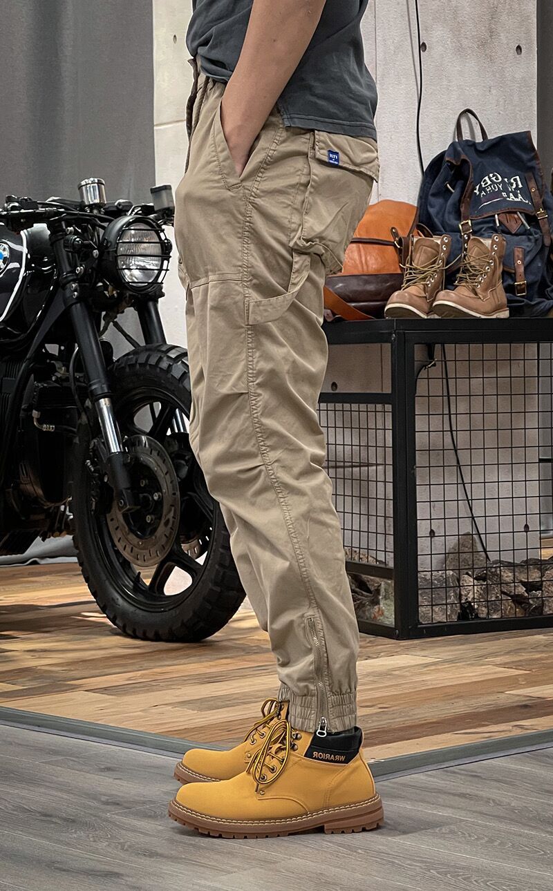 Andrew – Retro Herren-Latzhose mit mehreren Taschen und elastischer Taille