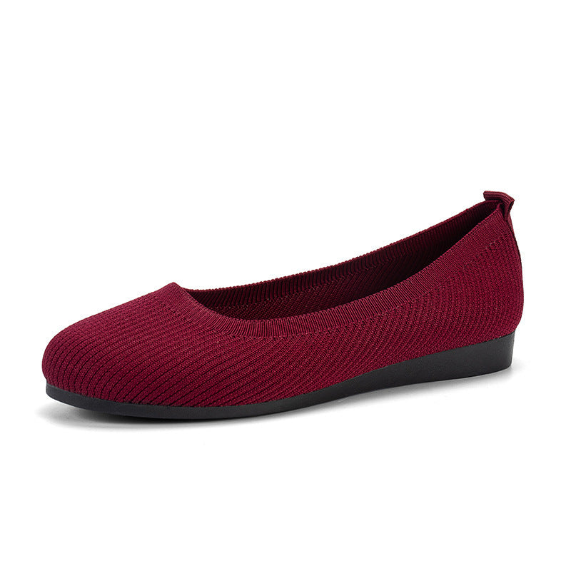 Marie – Runde Zehen Flache Damen Pumps
