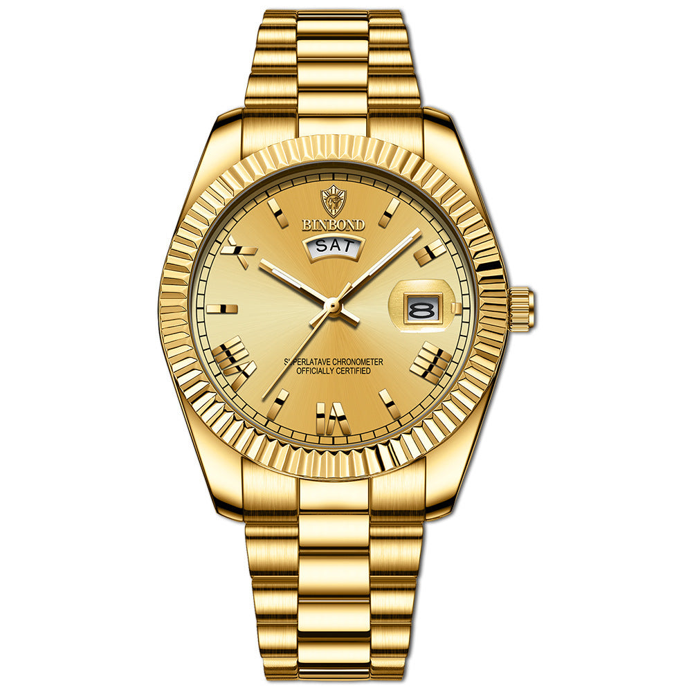Herren Business Armbanduhr Luxus Automatik mit Datumsanzeige – Eleganter Chronometer für Alltag und Büro