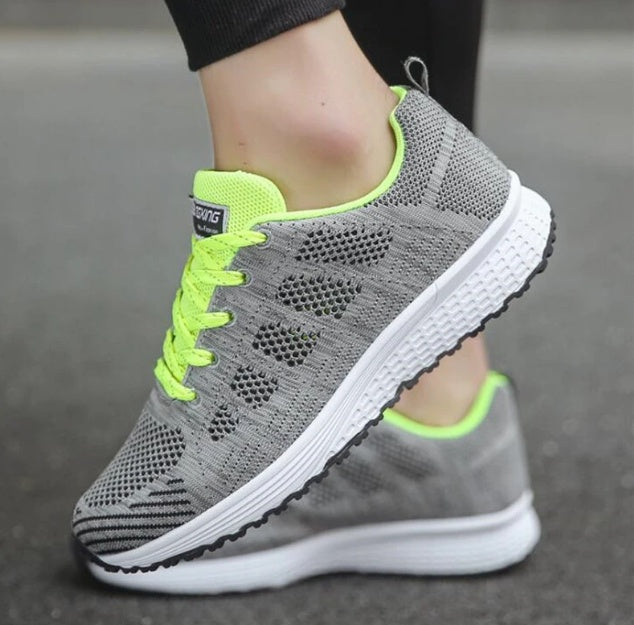 Damen Laufschuhe Atmungsaktiv Komfort Freizeit Sneaker Sportlich
