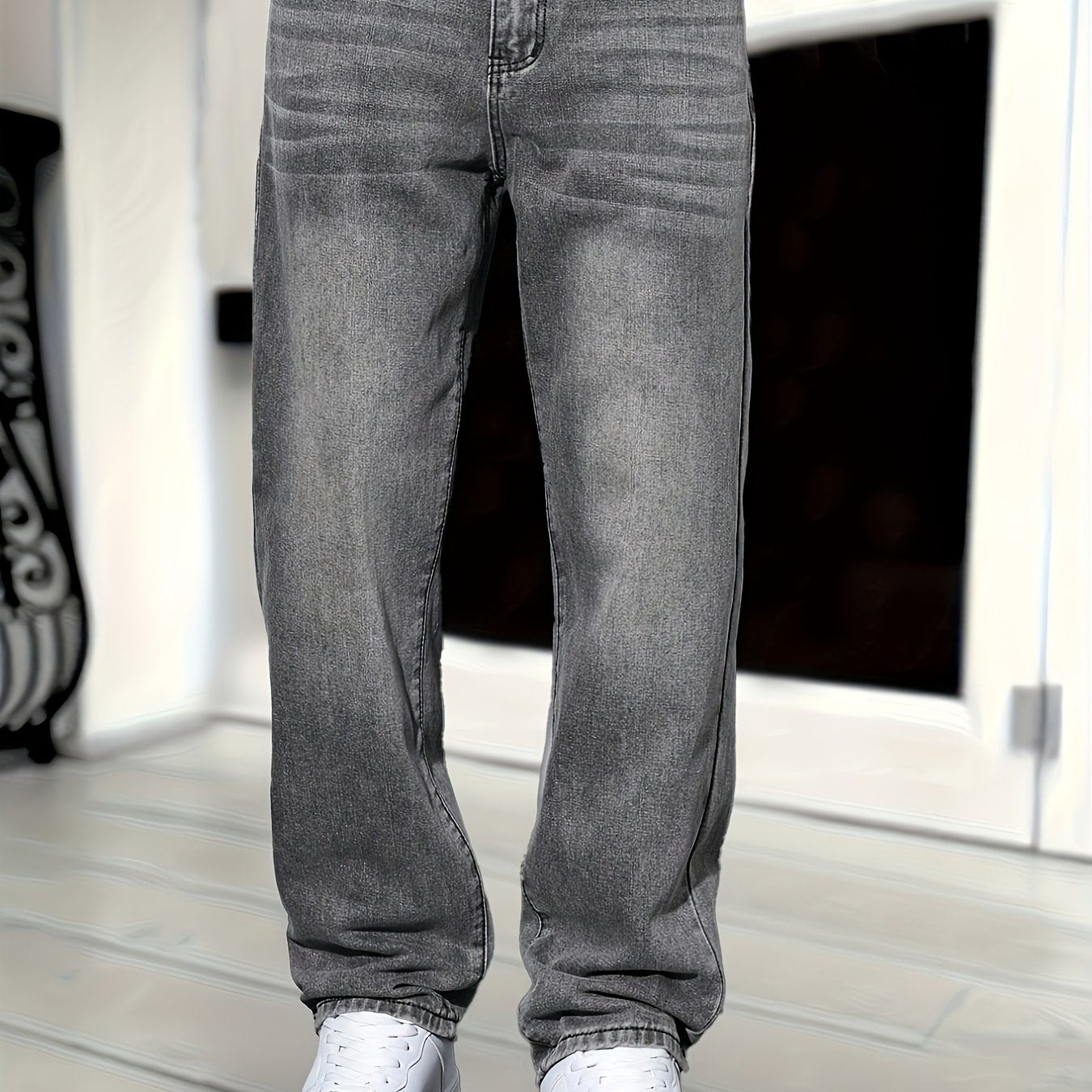 Herren Relaxed Fit Jeans – Urban Style für Alltag und Freizeit