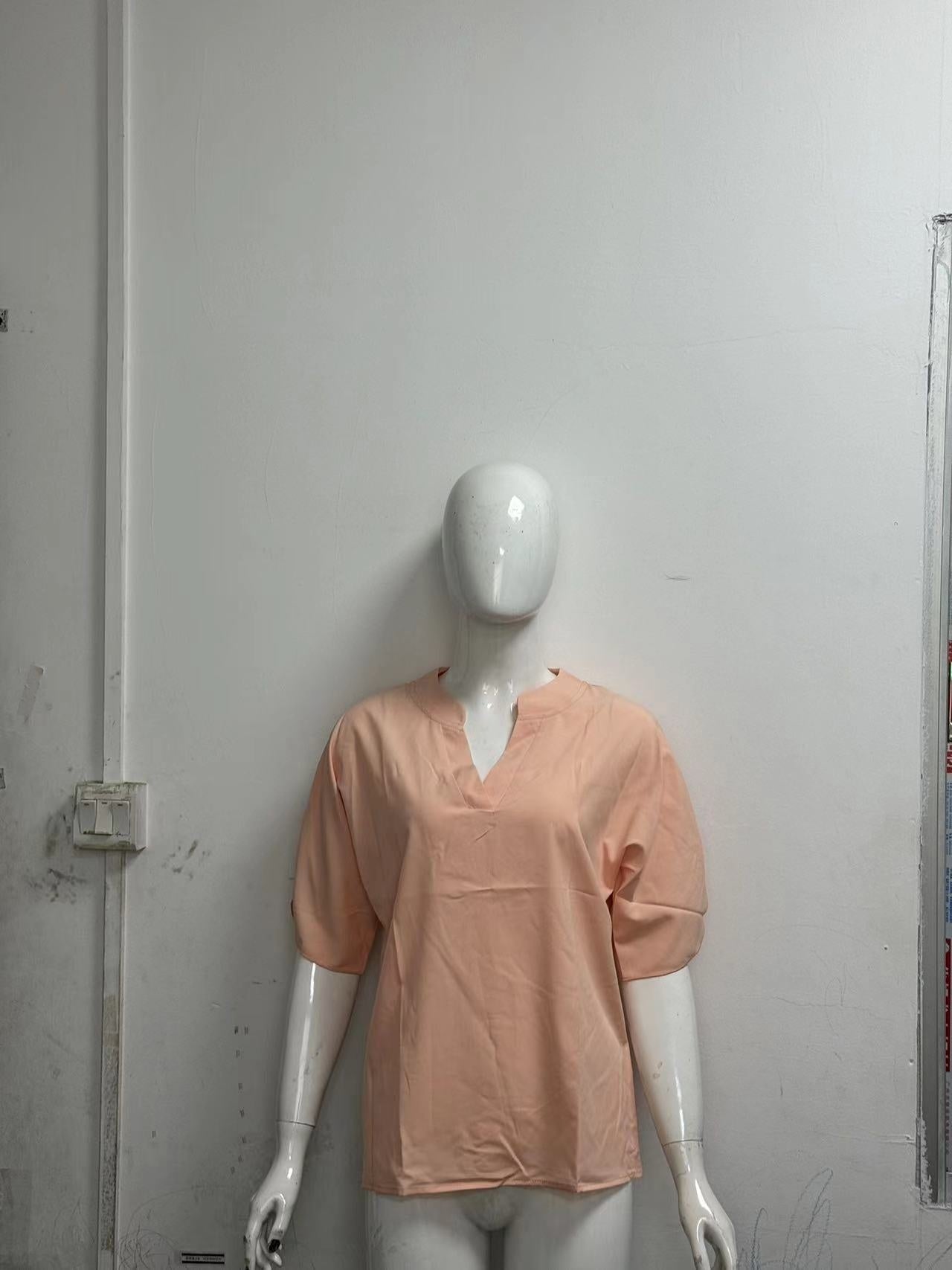 Pamela – Elegante Chiffonbluse mit V-Ausschnitt für Damen