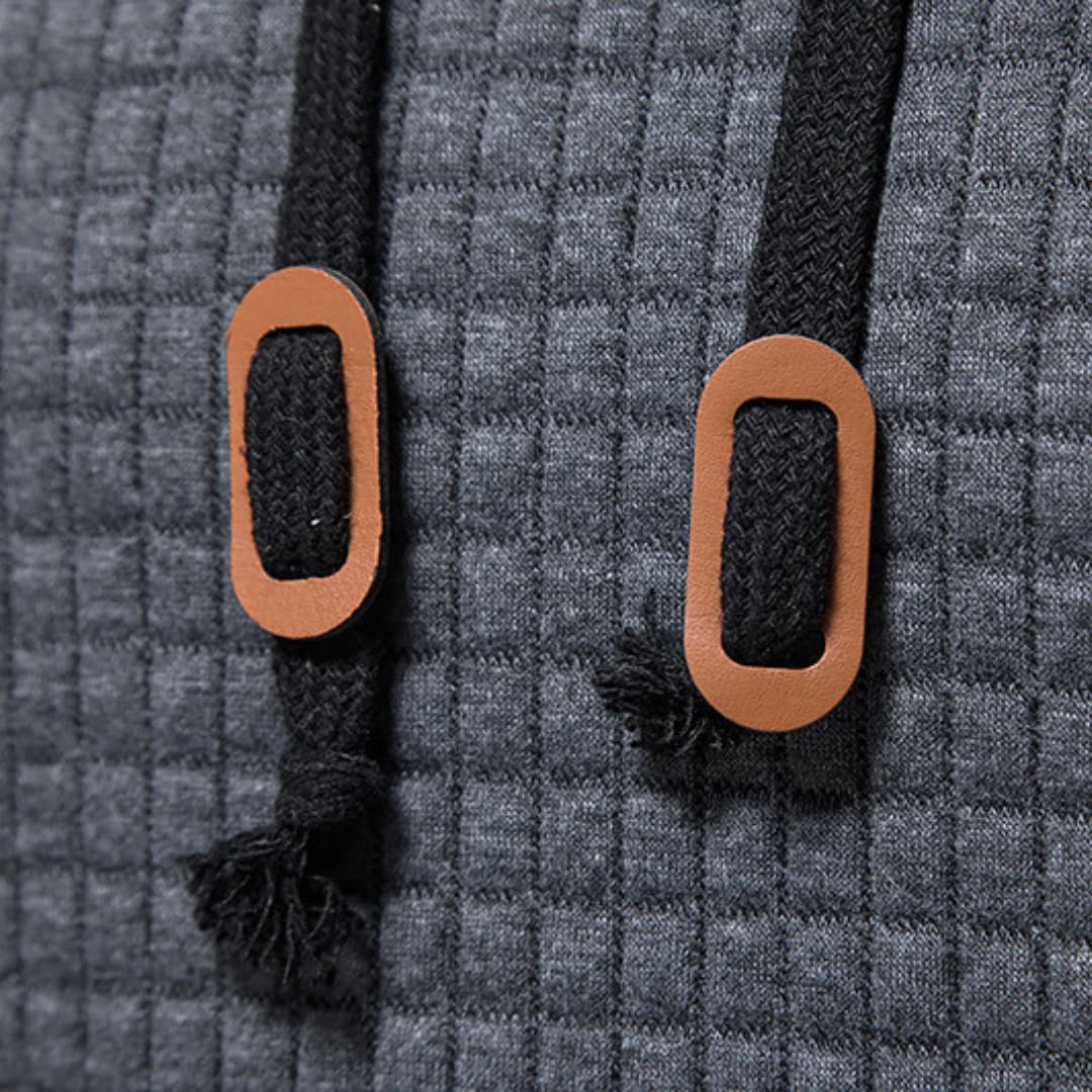 Herren Hoodie Kariert – Moderner Freizeitpullover mit Kapuze für Alltag & Komfort