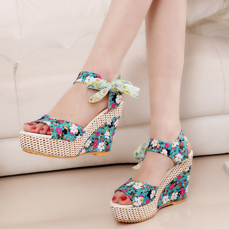 Leah – Bohemian High Heel Sandalen