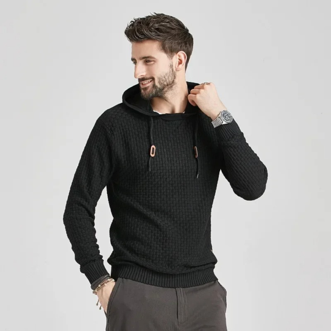 Herren Hoodie Kariert – Moderner Freizeitpullover mit Kapuze für Alltag & Komfort